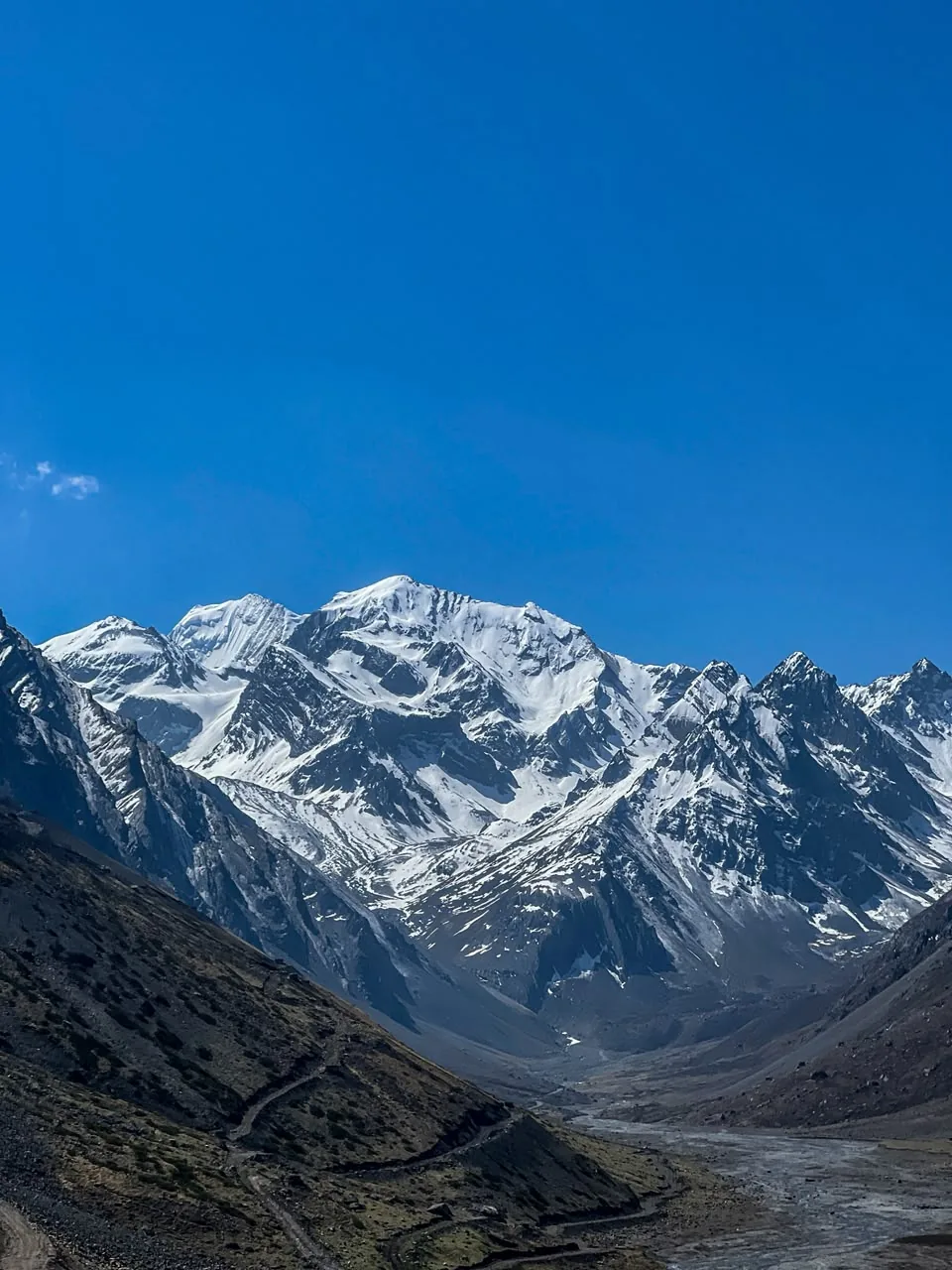 Morning in the high Himalaya